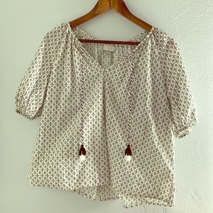 Patterned anewday black&white blouse